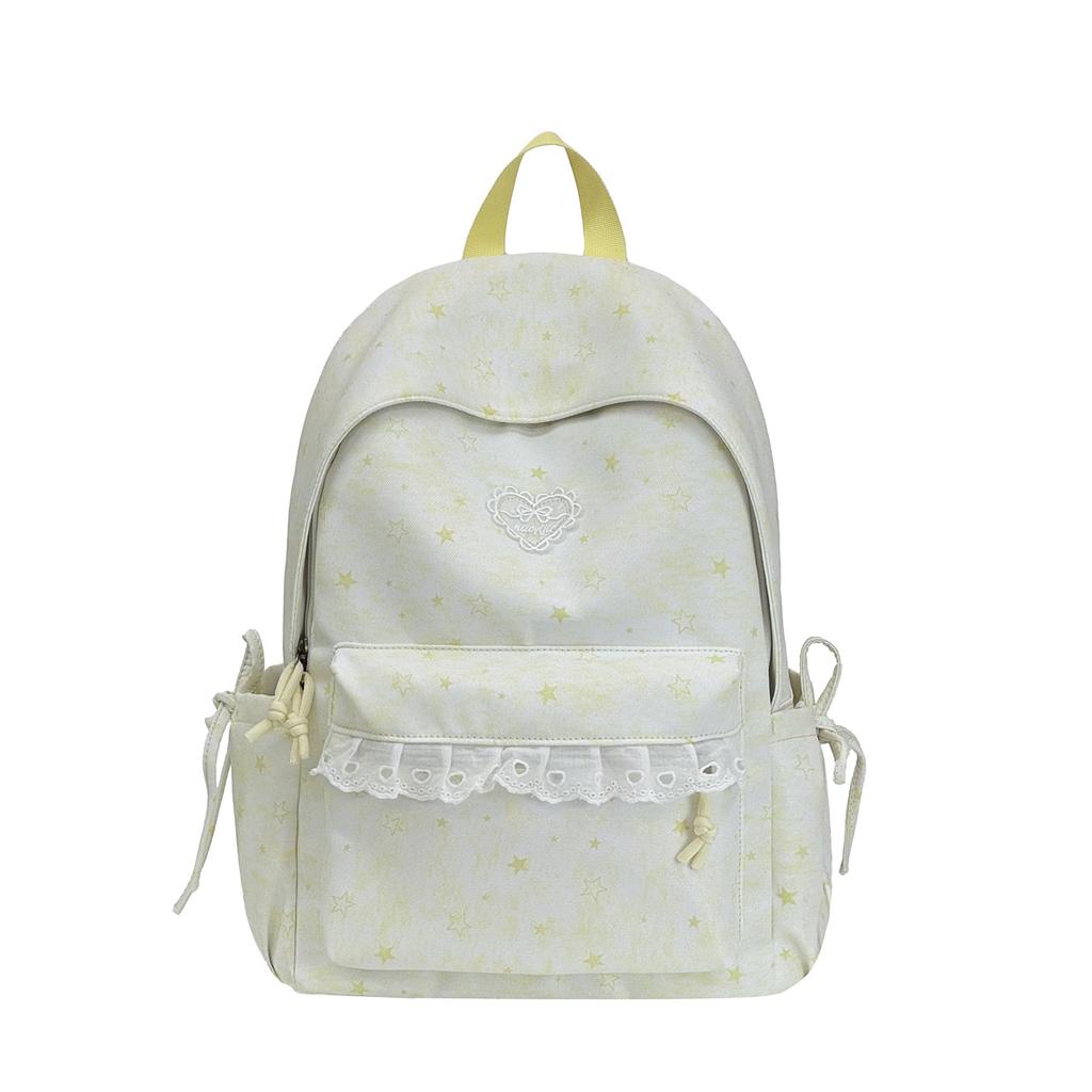 Schoolbag new schoolbag female Korean version ins literary small fresh wind junior high school student backpack large capacity casual backpack