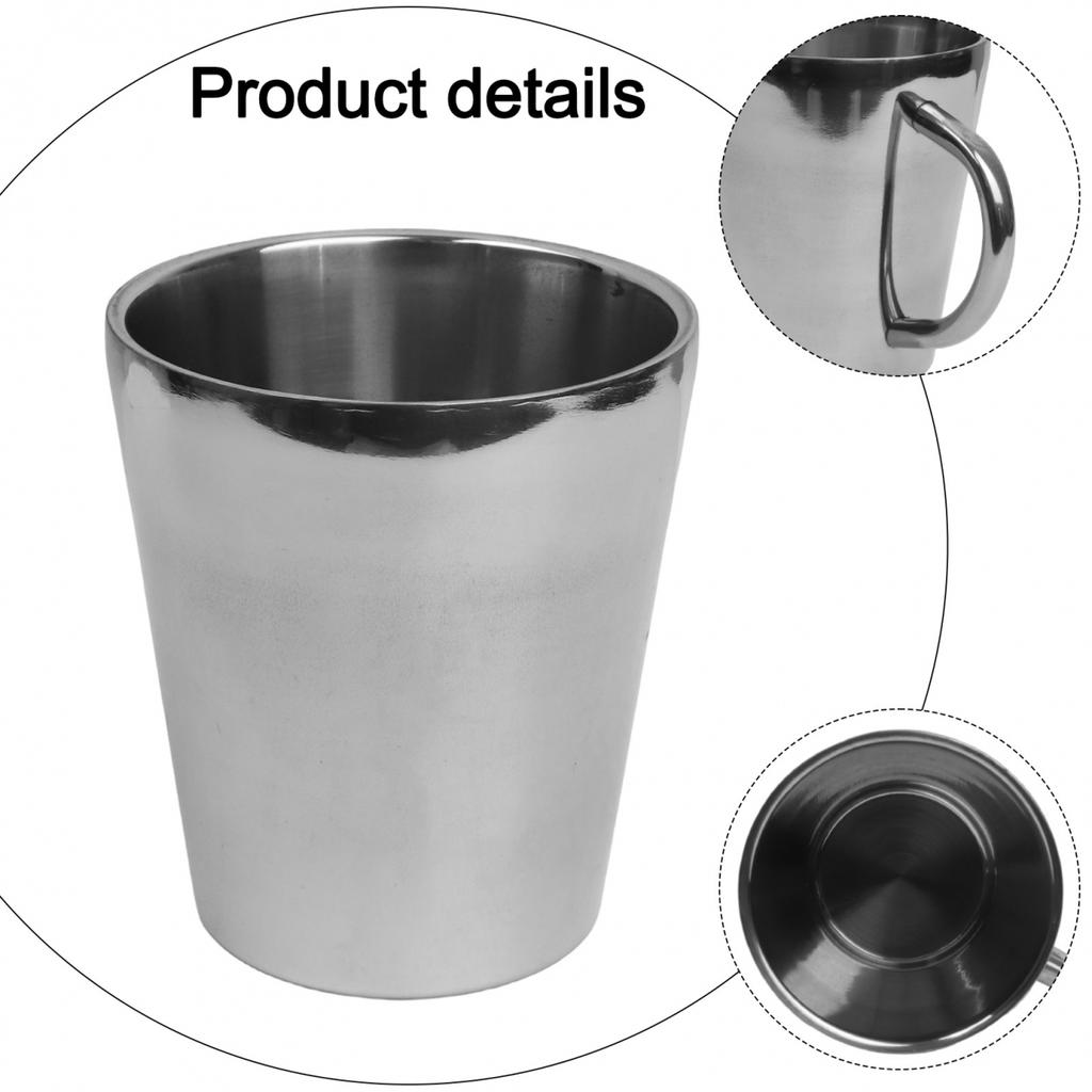 Tazza termica in acciaio inossidabile a doppia parete da 300 ml per bevande calde o fredde