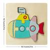 1pc 10.7cm Colorful 3D Puzzles for Kids Cartoon Animals Jigsaw Puzzle Games Children Educational Wooden Toys