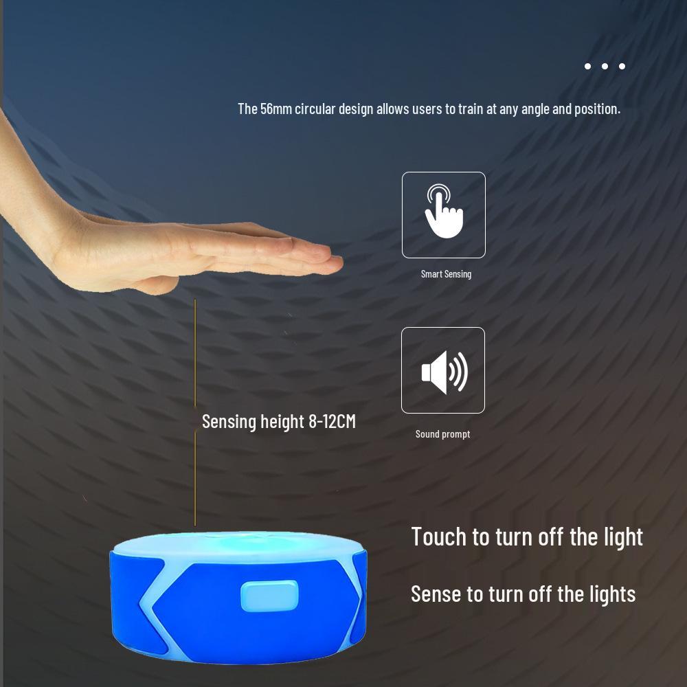 2025 Kids Speed Training Lights: Blue Remote Control Set for Football & Basketball - 6 Lights Version