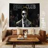 Cult Movie FFight CClub Tapestry Art Printing Japanese Wall Tapestry Anime Wall Hanging Home Decor