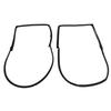 2PCS Front Door Weatherstrip Seal Waterproof Windproof Rubber 55395274AW for Wrangler JK 2007 To