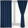 AZRA Curtains, 99.99% Light Blocking (Grade 1), Navy, 100cm Wide X 90cm Long, Thick, Heat Insulating, Soundproof, Shape Retention Processed, UV Protec