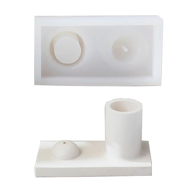 Incense Insert Silicone Molds DIY Cement Concrete Yoga Incense Stick Holder Mold