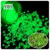 Luminous Hollow Plum Sequin Nail Art Patch: 4MM Glow, Mother-and-Child Star Design, 8 Colors, Solvent-Resistant