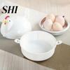 Kitchen Supplies Oven Egg Steamer Hen Shaped Reusable High Capacity Microwave Safe Multifunctional Steamed Bowl Cooking Food Grade 4 Eggs Poacher
