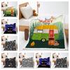 Blanket 2D Digital Printing Lamb Fleece Crystal Fleece Travel Camping Blanket Blanket