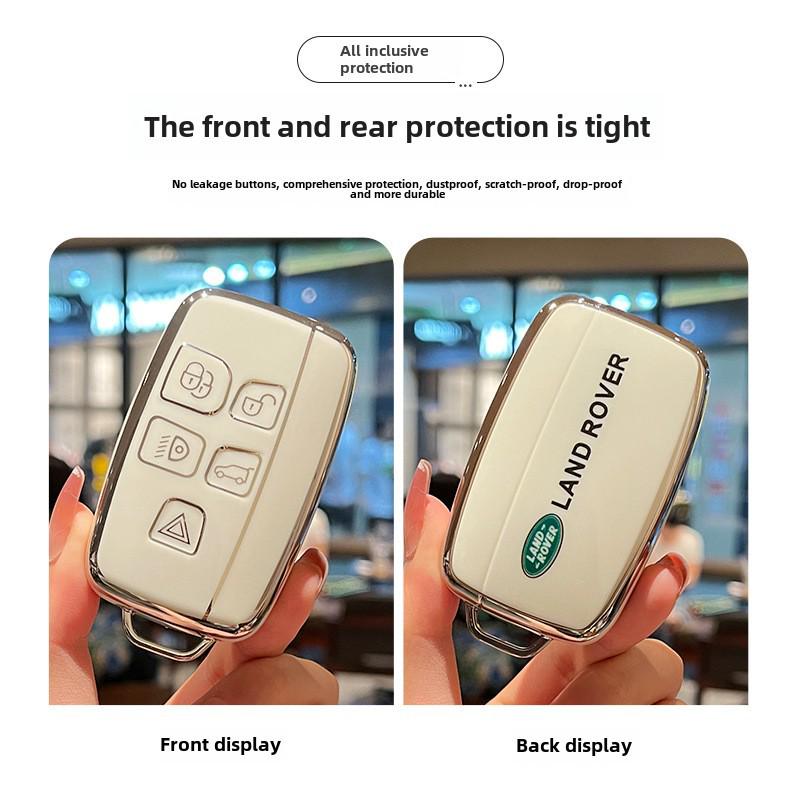 TPU Schutzschlüsselhülle für Land Rover Range Rover, Defender 110, Discovery 4/5, Sport, Freelander