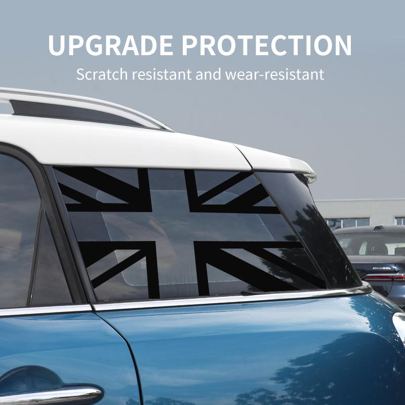 Union Jack Car Side Window Sticker For Mini Cooper R56 R60 F56 F54 F55 F60 F65 F66 U25 J01 J05 General Car Styling Accessories