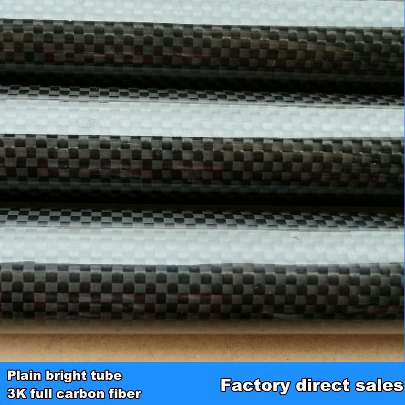 Wrapped Carbon Fiber Tube 3K Plain bright surface OD7mm9mm11mm13mm15mm17mm19mm21mm23mm24mm27mm29mm30mm32mm50 Length 500mm