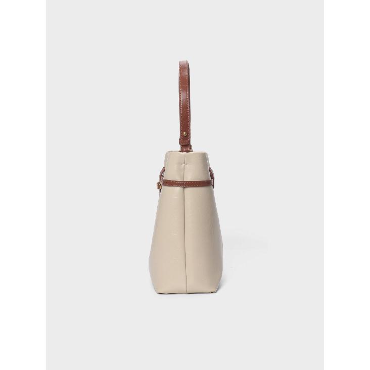 Bucket Bag New Summer Women's Bag Genuine Leather Crossbody Bag Large Capacity Handbag Shoulder Commuter Bag