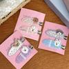 1 Pair Cartoon Dog Acrylic Hair Clips Non-Slip Bangs Side Hair Clamp Puppy Decorative Hairpin Women Girls Hair Accessories