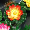 10 Pieces Artificial Fake Lotus Leaf Pool Floating Plants Home Table Party Decor