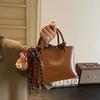 Autumn and Winter Maillard Bag Women's 2026 New Popular Fashion Hand Bucket Bag Versatile Messenger Bag