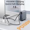 Vertical Docking Stations 15-in-1 USB Docking Station TYPE C Hubs with Triple Monitor HDMI 4K60Hz/RJ45 1000M/USB3.0/PD100W