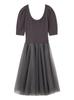 Snidel Chacott Mini Dress SWNO251249 GRY Women's