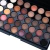 Pearlescent 40-Color Eyeshadow Palette - Earth Tone Collection