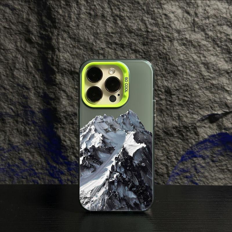 Beautiful Snow Mountain Phone Case For iPhone 16 15 14 13 12 11 Pro Max 78Plus XR XS MAX MINI Y2K Soft Girl Anti Fall Back Cover