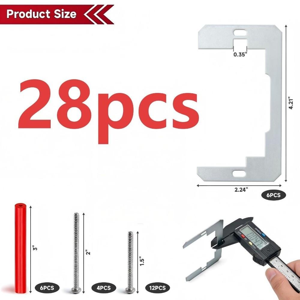 Secure Outlet Spacers Adjustable Outlet Box Extender Socket Spacers Loose Wall Switches