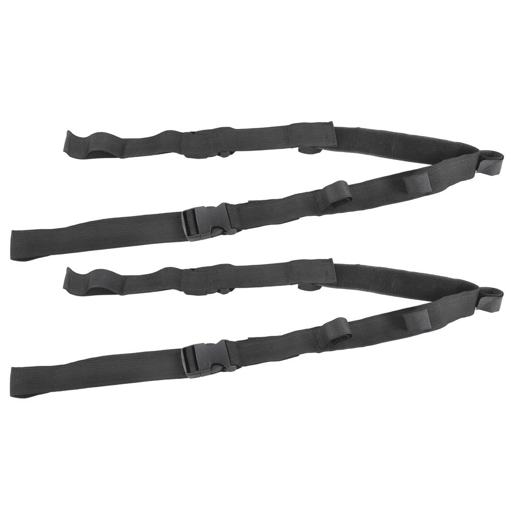 2pcs Vehicle Fishing Pole Carrier Adjustable Fixing Car Fishing Rod Holder Strap Portable Rack