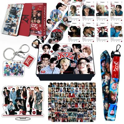Stray Kids "ATE" Coffret Cadeau Album Collection de Marchandises d'Idoles Kpop Cartes Lomo Support Acrylique Porte-clés Autocollants Cordon Meilleur Cadeau pour les Fans de Stay