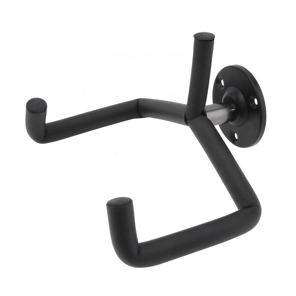 Horizontal Wall Mount Durable Electric Guitar Ukulele Holder Bracket with Screw Set, Split Type Hanger