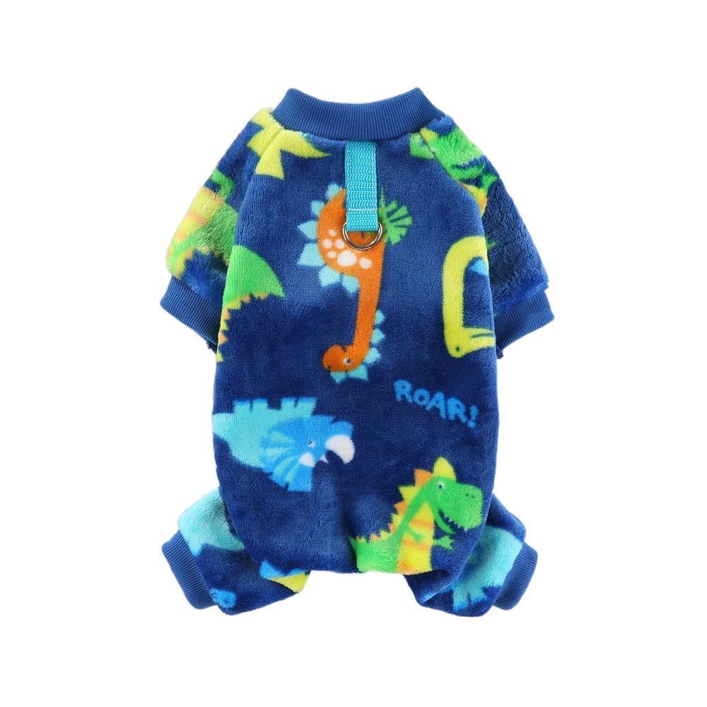 Fashion Winter Warm Dog Jumpsuit Fleece XS-4XL Pet Dog Clothes Chihuahua Poodle Costumes Pajamas Coat For Small Medium Dogs