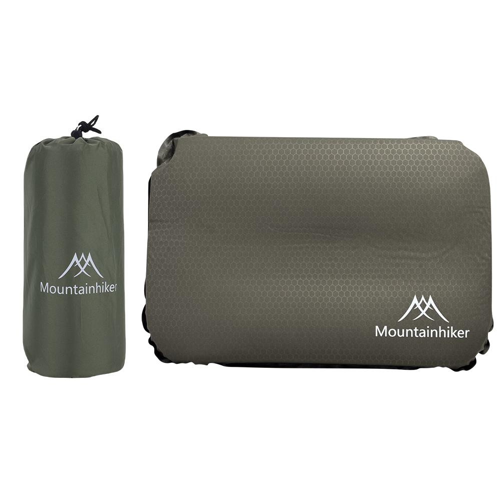 Ultralight Inflatable Pillow Neck Protect Camping Air Pillow Ergonomic Portable Self Inflating Pillow for Camping Travel Hiking зелёный