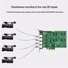 TCHD Video TC-542N4 4-Channel 1080P SDI PCIe Capture Card