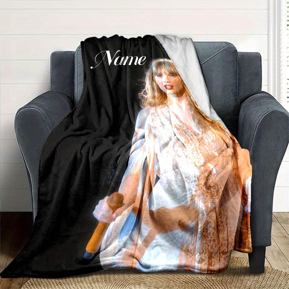Taylor Swift Concert Performance Flannel Blanket Soft And Cozy Customizable Name Perfect For All Seasons Sofa Bed Or Outdoors Personalized Gift