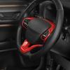 Red Steering Wheel Moulding Frame Cover Trim Bezels For Ford Bronco Sport +