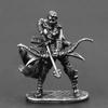 Metal Female Archer Model War Game Figure Desktop Decor Car Interior Ornament Gift for Men Women Paintable Collectibles