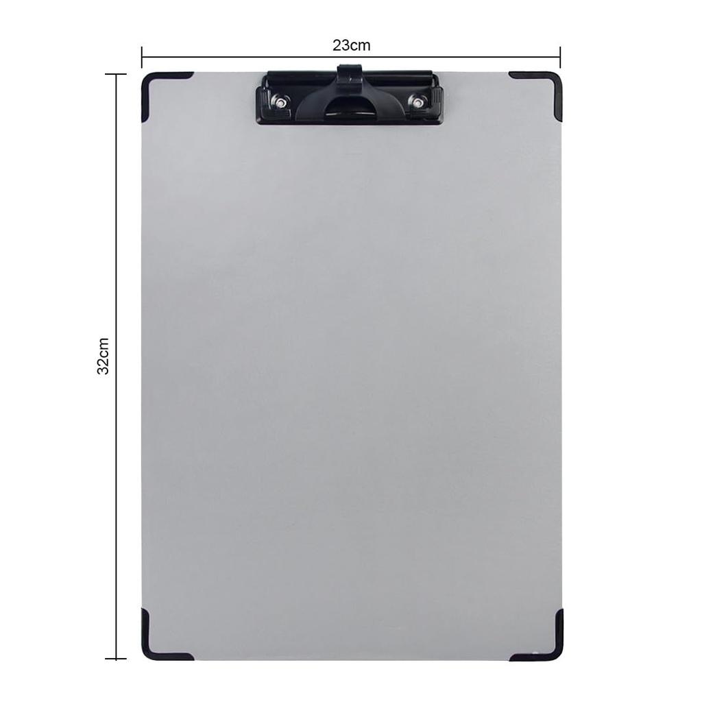 File Board A4 Binder Clipboard Waterproof Premium PVC with Pen Holder Business Office Meeting Pad Memo Pad Children's Drawing Board Recipe Board etc.