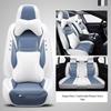 Universal Cartoon Car Seat Cushion - Four Seasons, Wear-Resistant, Dirt-Resistant, Full Surround, Leather Cover for Five-Seaters