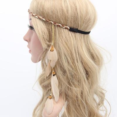 Bohemian Ethnic Style Headdress Tassel Indian Hair Accessories Feather Headband Women Hairbands