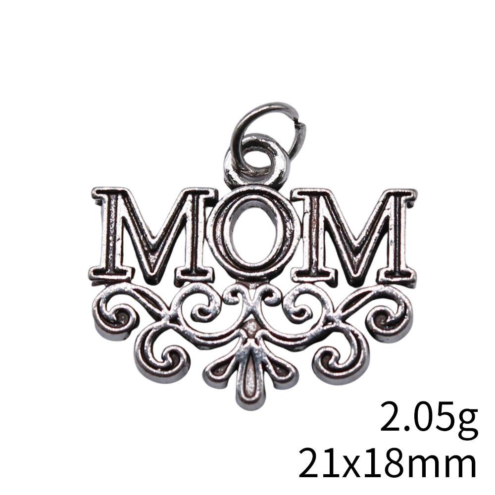 Gifts For Women Charms Bulk Family Member Heart Tags Charms Pendant Souvenir Male Pendant