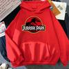 Jurassic Park Printed Men's Women's Hoodies Funny Casual Breathable Tops Jurassic World Cool Long Sleeves Couple's Clothing
