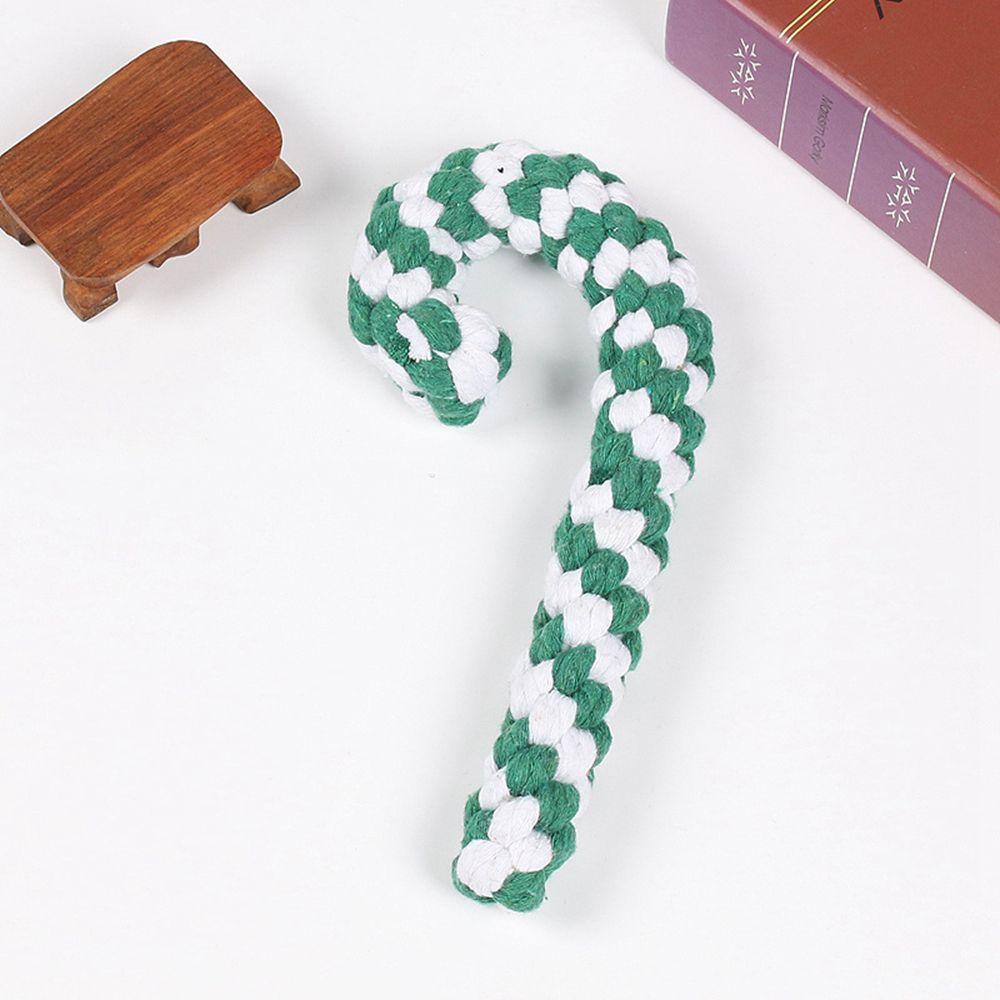 Pet Puppy Sound Interactive Cute Soft Christmas Dog Toys Candy Cane Bite Toys Chew Toy