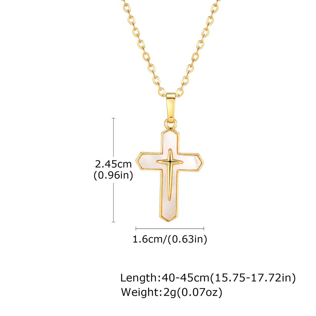 Fashion Gold Necklace Cross Oval Virgin Pendant, Personalized Accessories 323