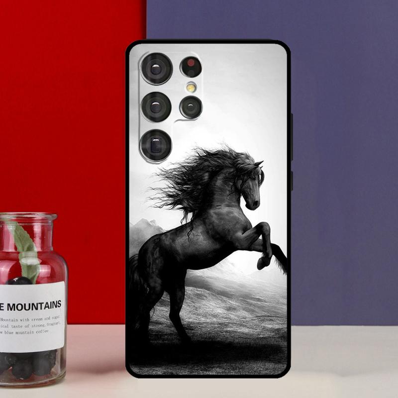 Galloping Horse Funda Case For Samsung Galaxy S25 Ultra S9 S10 S20 FE S21 S22 S23 Plus S24 Ultra Phone Cover