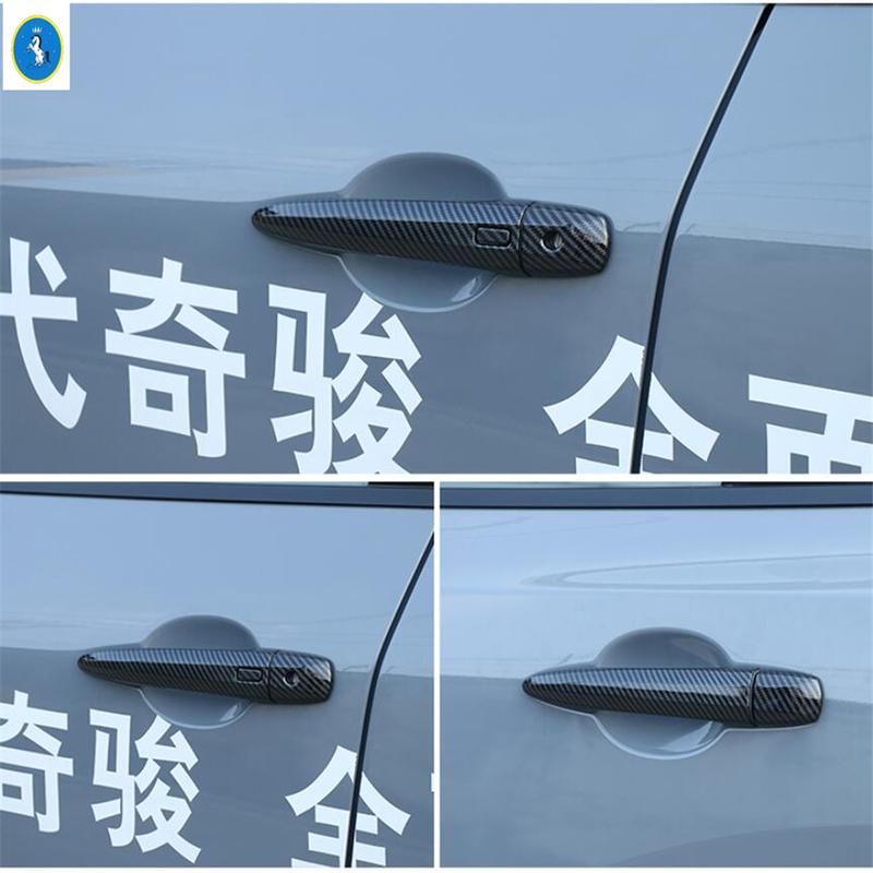 ABS Car Outside Door Pull Doorknob Handle Decor Cap Cover Trim For Nissan Qashqai J12 2024 Exterior Parts Accessories