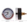 0-16Bar 0-120℃ Pressure Gauges Steel  1/4inch 2.4in Pressure Gauges Thermomanometer