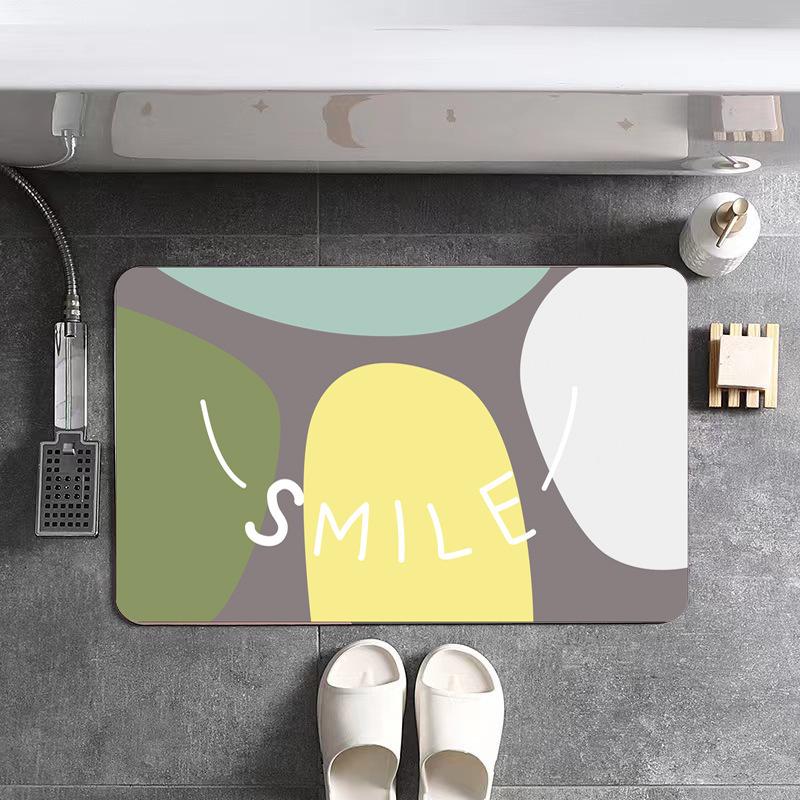 Diatom Mud Non-slip Quick-dry Absorbent Bathroom Mat