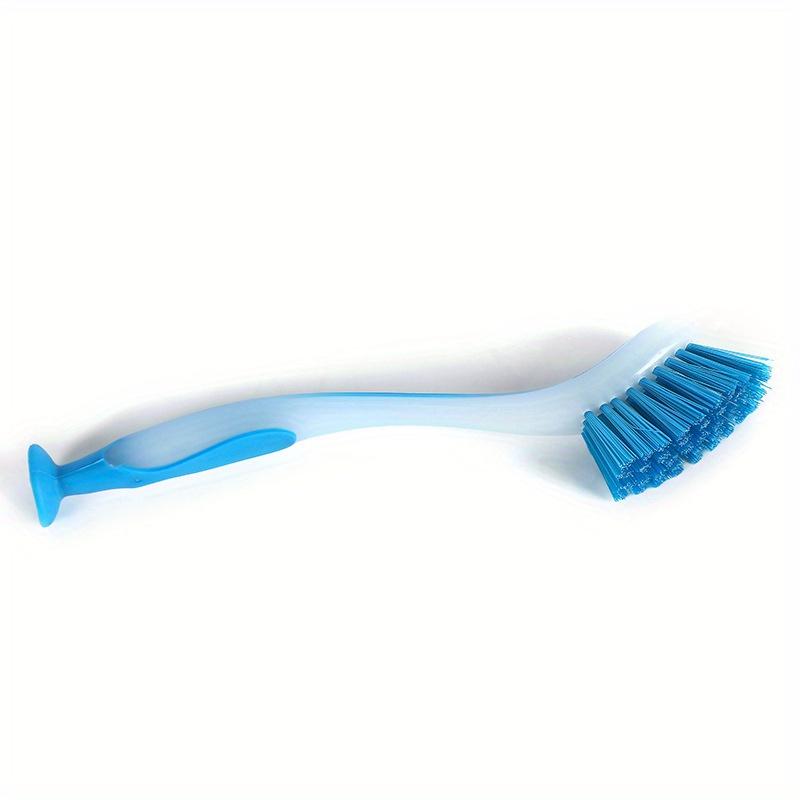 Pot Cleaning Brush Vertical Multifunction Kitchen Suction Cup Type Sink Cleaning Scrub Brush Long Handle
