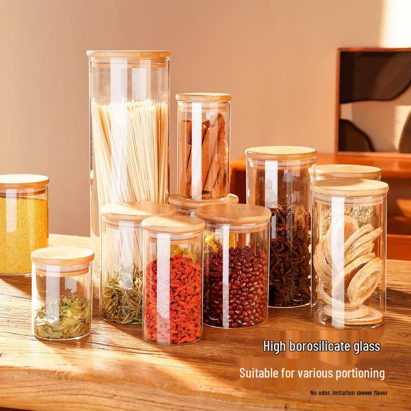 Qiwei Food Grade Glass Storage Jar