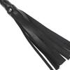 Faux Leather Black Whip Woven Cosplay Whip Realistic Lion Tamer Cowboy Whip