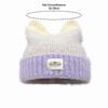 New Gradual Change Color Knitted Hat Yarn Warm Winter Hat Cat Ears Shape Cute Beanie Hat Women