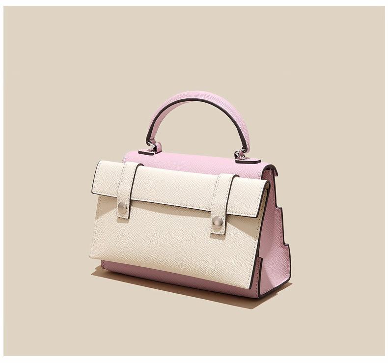 Little Red Book High-End Genuine Leather Mini Kelly Crossbody Handbag