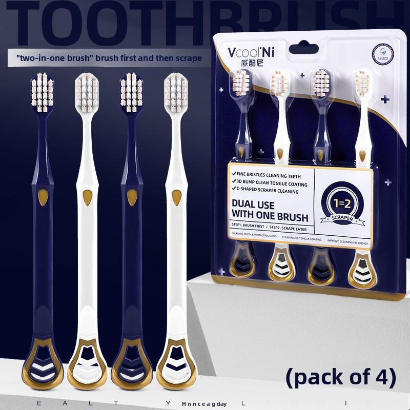 Soft Bristled Toothbrush Suitable for Both Men and Women, Suitable for Couples Traveling, School,home Cleaning, and Oral Hygiene