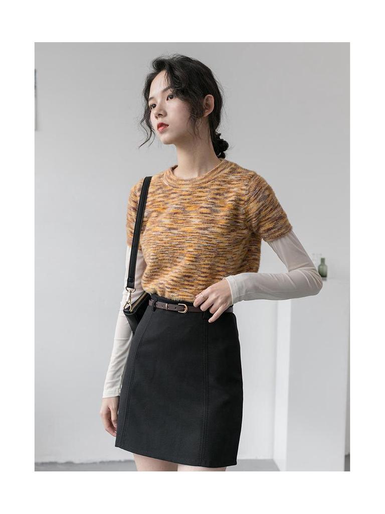 Hyuna Style Women's Mesh Long Sleeve Sun Protection Shirt, 2023 Summer Ice Silk Base Layer T-Shirt